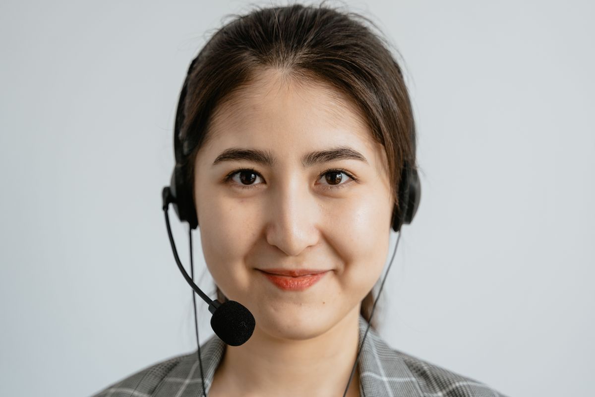 Agente de atención al cliente estudiando inglés en Eklab, Rosario