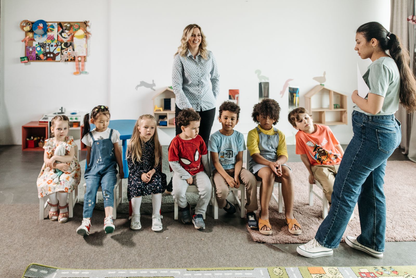 Niños aprendiendo inglés en Eklab Institute, Rosario
